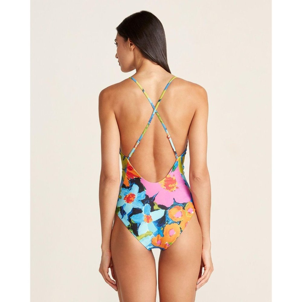 UPF 50+ Mara Hoffman Emma One-Piece Swimsuit - Picture 2 of 2